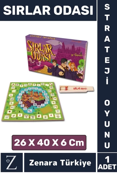 Premium Eğlenceli Eğitici Zeka Strateji Becerisi Geliştirici Aile Grup Kutu Oyun Takımı SIRLAR ODASI ürün görseli 1