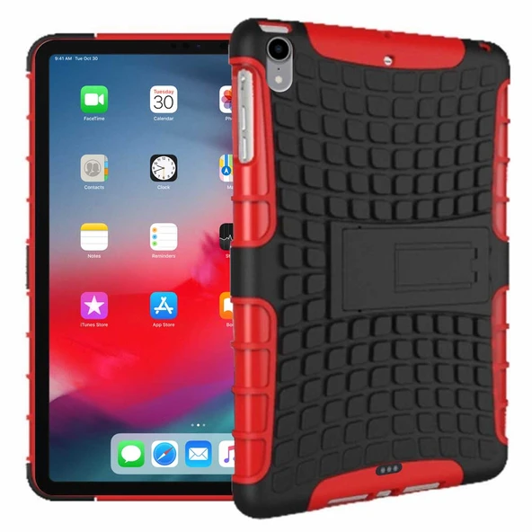 Apple iPad Pro 11 2018 Uyumlu Standlı Tank Tablet Kılıfı Özel Zırh ürün görseli 1