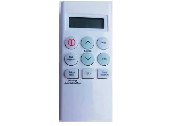 Demirdöküm Kion Inverter 18 ile uyumlu Klima Kumandası ürün görseli 1