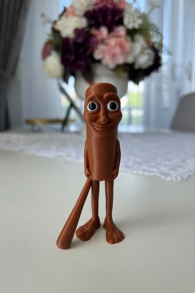 Tung Tung Tung Sahur Figürü - Komik Karakter Heykelcik 10cm ürün görseli 1