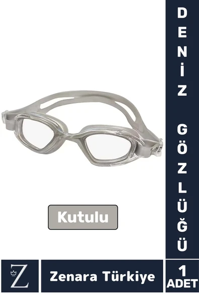 Premium Ayarlanabilir Kayışlı Su Geçirmez UV Koruma Silikon Plastik Anti-Fog Kutulu DENİZ GÖZLÜĞÜ ürün görseli 1