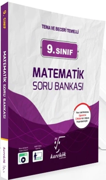 9. Sınıf Matematik Soru Bankası Karekök Yayınları ürün görseli 1