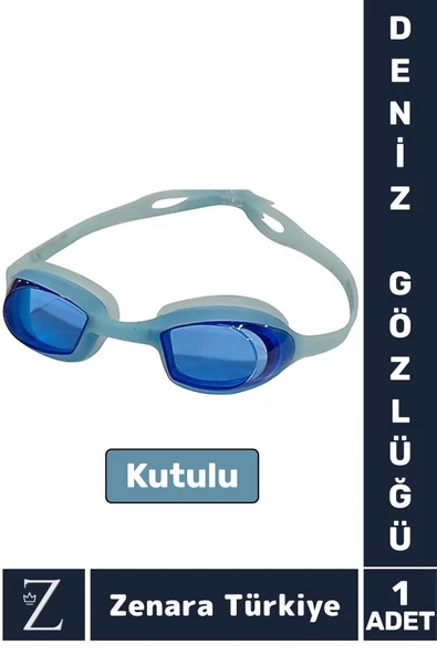 Premium Ayarlanabilir Kayışlı Su Geçirmez UV Koruma Silikon Plastik Anti-Fog Kutulu DENİZ GÖZLÜĞÜ ürün görseli 1
