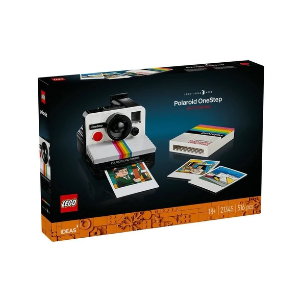 21345 Lego ideas Polaroid OneStep SX-70 Kamera 516 parça +18 yaş ürün görseli 1