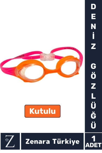 Premium Ayarlanabilir Kayış Su Geçirmez UV Koruma Silikon Plastik Anti-Fog Kutu Çocuk DENİZ GÖZLÜĞÜ ürün görseli 1