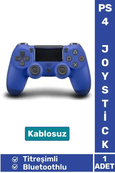 Premium Doubleshock 4 Kablosuz Titreşimli PS 4 / PC Uyumlu Playstation 4 Wireless Joystick Oyun Kolu ürün görseli 1
