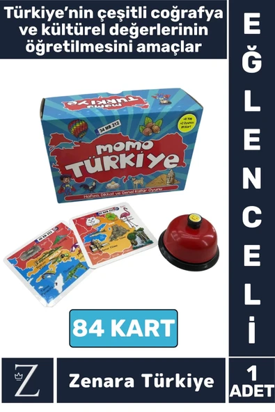 Eğitici Görsel Algı Koordinasyon Dikkat Hafıza Genel Kültür Geliştirici Eğlenceli Oyun MOMO TÜRKİYE ürün görseli 1