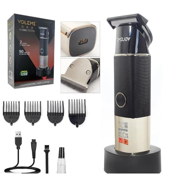 VOLEMİ V-0090 Turbo Profesyonel Saç Sakal Ense Tıraş Makinesi Kuaförlere Özel Kişisel Bakım ürün görseli 1