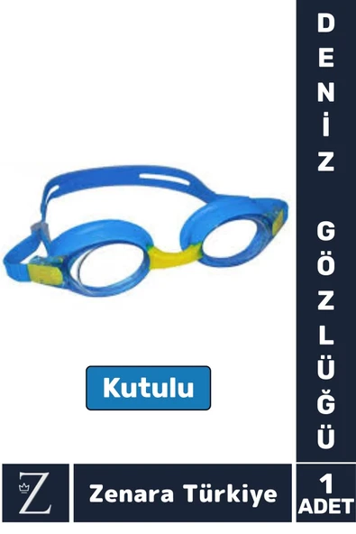Premium Ayarlanabilir Kayış Su Geçirmez UV Koruma Silikon Plastik Anti-Fog Kutu Çocuk DENİZ GÖZLÜĞÜ ürün görseli 1