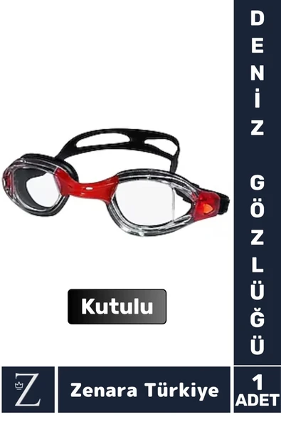 Premium Ayarlanabilir Kayışlı Su Geçirmez UV Koruma Silikon Plastik Anti-Fog Kutulu DENİZ GÖZLÜĞÜ ürün görseli 1