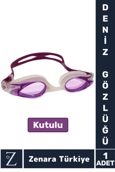 Premium Ayarlanabilir Kayışlı Su Geçirmez UV Koruma Silikon Plastik Anti-Fog Kutulu DENİZ GÖZLÜĞÜ ürün görseli 1