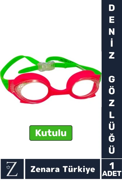 Premium Ayarlanabilir Kayış Su Geçirmez UV Koruma Silikon Plastik Anti-Fog Kutu Çocuk DENİZ GÖZLÜĞÜ ürün görseli 1