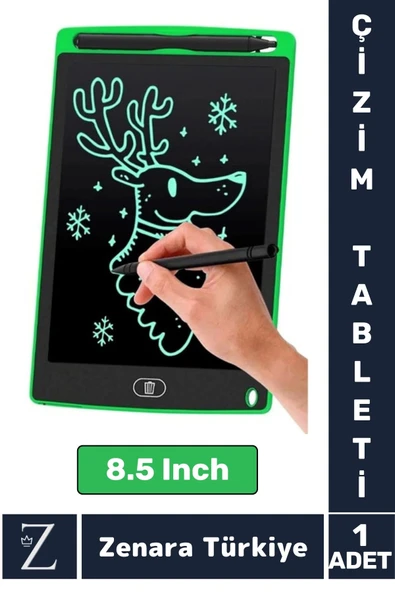 Premium Dijital Silgili Kalemli Çocuk Eğitim Tableti Grafik Ders Not Ödev Resim LCD Writing Tablet ürün görseli 1
