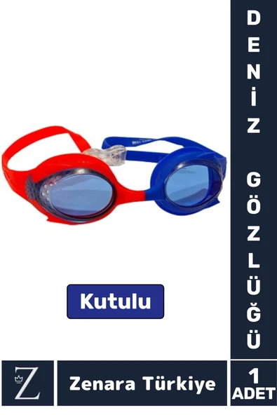 Premium Ayarlanabilir Kayış Su Geçirmez UV Koruma Silikon Plastik Anti-Fog Kutu Çocuk DENİZ GÖZLÜĞÜ ürün görseli 1