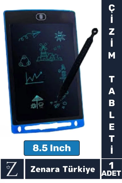 Premium Dijital Silgili Kalemli Çocuk Eğitim Tableti Grafik Ders Not Ödev Resim LCD Writing Tablet ürün görseli 1