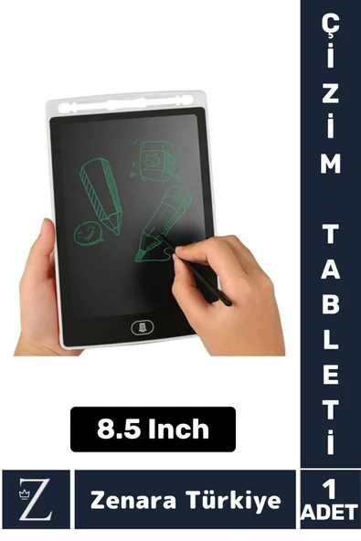 Premium Dijital Silgili Kalemli Çocuk Eğitim Tableti Grafik Ders Not Ödev Resim LCD Writing Tablet ürün görseli 1