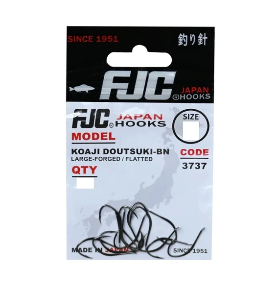 FJC 3737 KOAJI DOUTSUKI BLACK NIKEL 15 Lİ İĞNE NO:8 ürün görseli 1