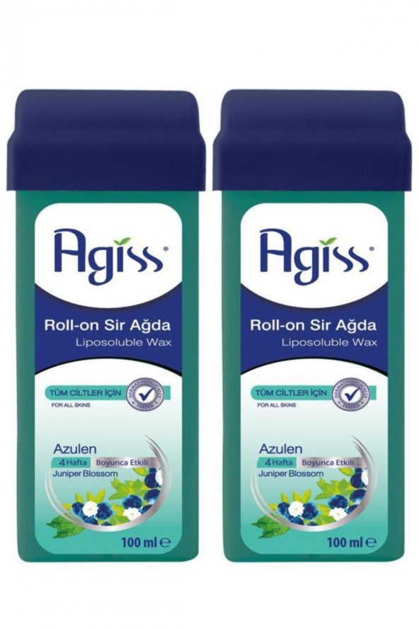 Agiss Azulen Roll-On Sir Ağda Tüm Ciltler 100 ml 2 Adet ürün görseli 1