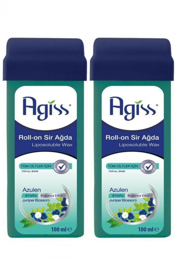 Agiss Azulen Roll-On Sir Ağda Tüm Ciltler 100 ml 2 Adet ürün görseli 1