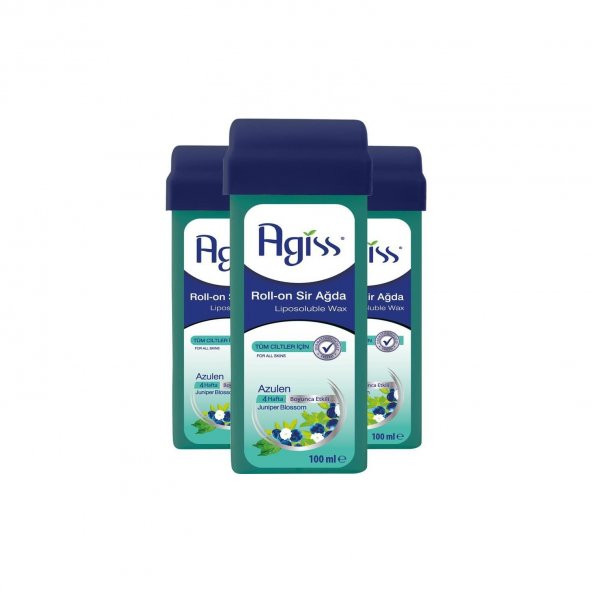 Agiss Azulen Roll-On Sir Ağda Tüm Ciltler 100 ml 3 Adet ürün görseli 1