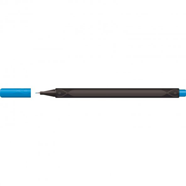 GIPTA FINELİNER KALEM 0.4MM Mavi - Resim 2