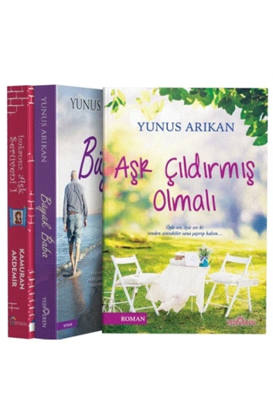 Aşk Serüveni Roman Seti - 3 Kitap Takım - Yunus Arıkan ürün görseli 1