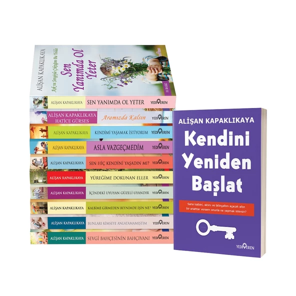 Alişan Kapaklıkaya Seti 11 Kitap Takım - Yediveren Yayınları ürün görseli 1