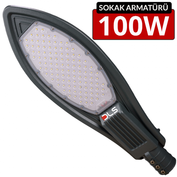 100W DLS Led Yol  Sokak Armatür Sensör Eklenebilir Dış Mekan Aydınlatma ürün görseli 1
