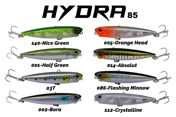 Fujin Hydra 85 mm 10gr Su Üstü Maket Balık ürün görseli 1
