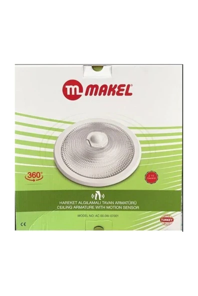 Makel Sensörlü Tavan Armatürü 10 Adet Koli - Resim 3