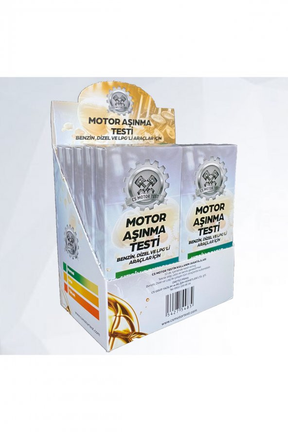 CS Motor Aşınma Testi - Avantajlı 10lu paket ürün görseli 1