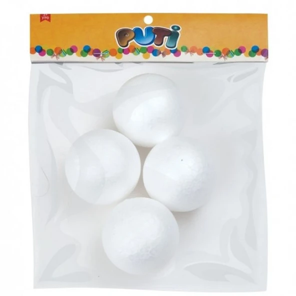 Puti Köpük Top 7 Cm 4 Lü 4780 ürün görseli 1