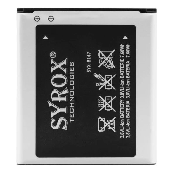 Syrox Samsung i8530  i8552 Batarya B147 - Resim 2
