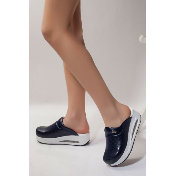 Blum Sabo Terlik Kadın Lacivert Airmax Ortopedik Sabo Terlik ürün görseli 1