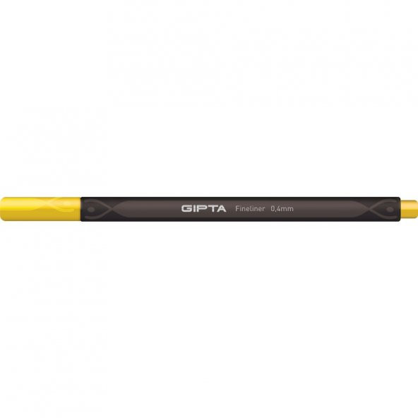 GIPTA FINELİNER KALEM 0.4MM SARI ürün görseli 1