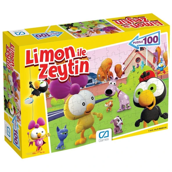 CA Games Li̇mon İle Zeyti̇n Puzzle 100Parça CA.5084 ürün görseli 1