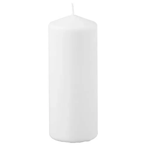 IKEA Fenomen Blok Mum Beyaz 19 Cm 70 saat ürün görseli 1