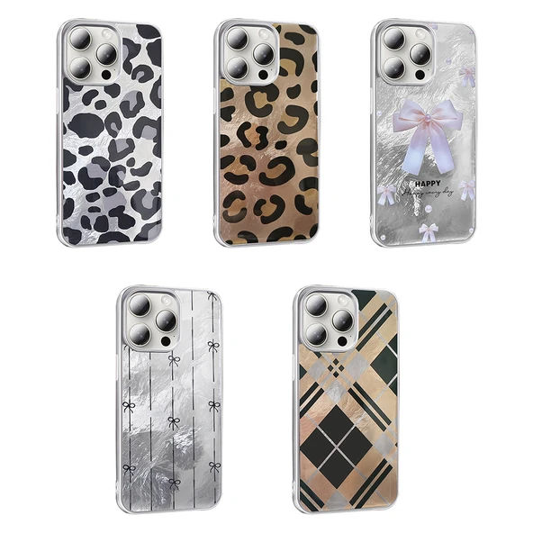 iPhone 14 Pro Max Kılıf Desenli Mep Kapak - Resim 12