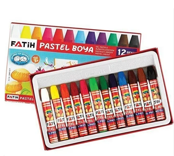 Fatih Pastel Boya 12Li ürün görseli 1