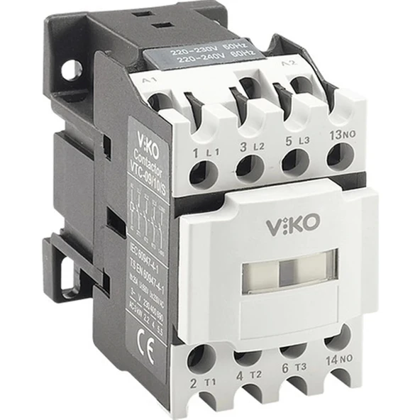 VİKO Kontaktör 18A 220v Bobin VTC-18/10/S ürün görseli 1