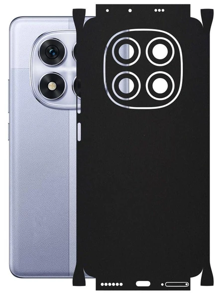Redmi Note 14 Pro ile Uyumlu Mat Siyah Arka Kaplama ürün görseli 1