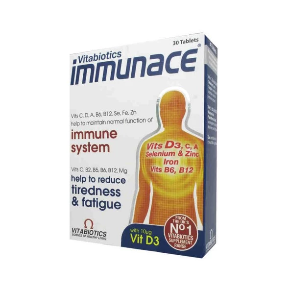 Vitabiotics Immunace 30 Tablet ürün görseli 1