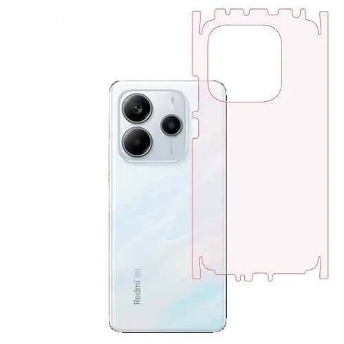 Redmi Note 14 ile Uyumlu PARLAK TPU Arka Kaplama 360 ürün görseli 1
