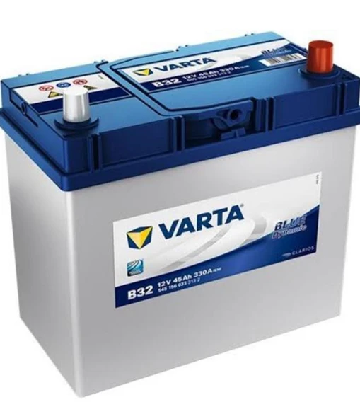 B32  12V 45 Ah 330A Varta Akü Blue Dynamic  2 YIL GARANTİLİ ürün görseli 1