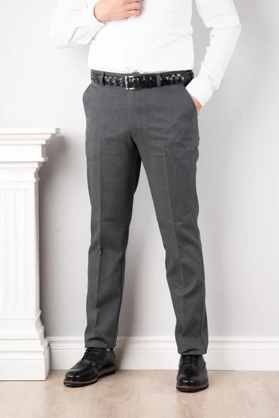 LUCCİO REGULAR FİT KIŞLIK ERKEK GABARDİN PANTOLON ürün görseli 1