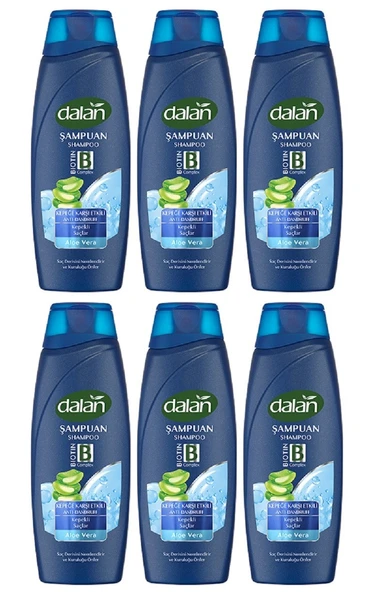 Dalan Şampuan Aloe Vera Özlü Kepeğe Karşıt Etkili 450 Ml x 6 Adet ürün görseli 1