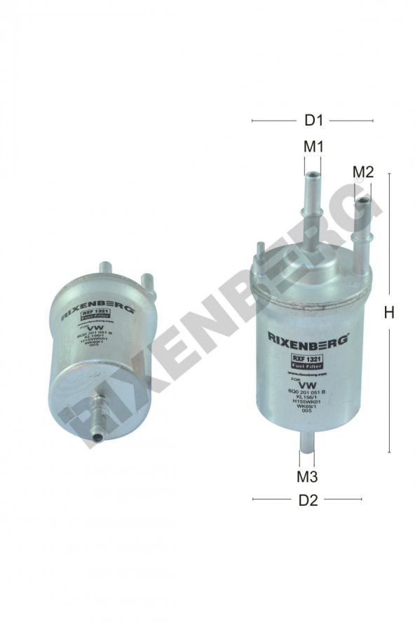 SKODA FABIA 1.2- 1.2 12V- 1.4- 1.4 16V (1999-2008) BENZİN FİLTRESİ ürün görseli 1