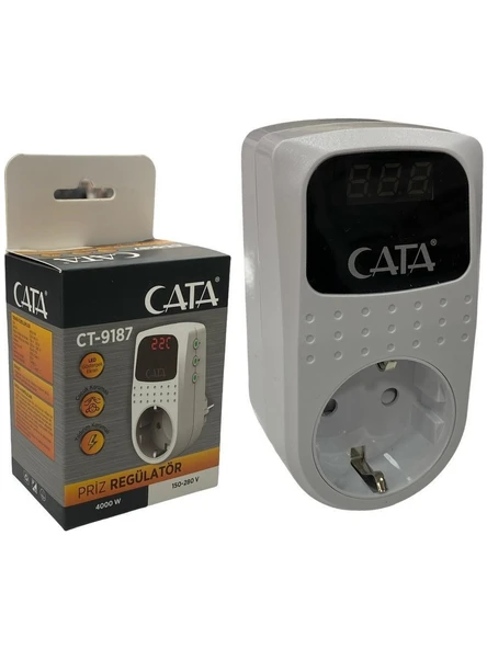 Cata Ct 9187 Akım Korumalı Priz Regülatör ürün görseli 1