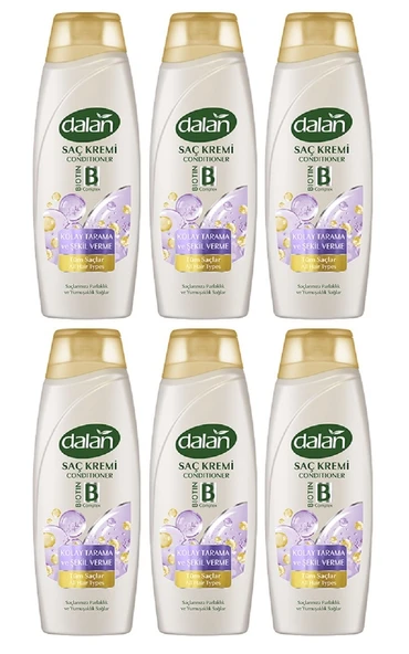 Dalan Saç Kremi Kolay Tarama ve Şekil Verme 450 Ml x 6 Adet ürün görseli 1