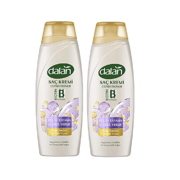 Dalan Saç Kremi Kolay Tarama ve Şekil Verme 450 Ml x 2 Adet ürün görseli 1